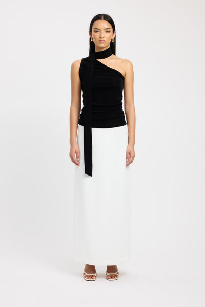 Buy Skye Scarf Top Black Online | United States