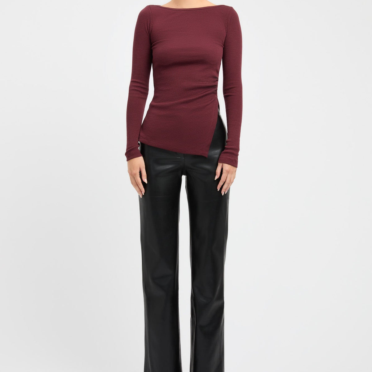 Theo Merino Wool Long Sleeve Top – KOOKAÏ Australia