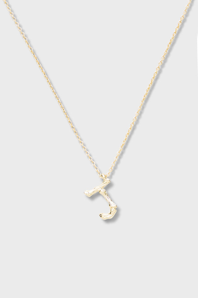 J - Initial Necklace