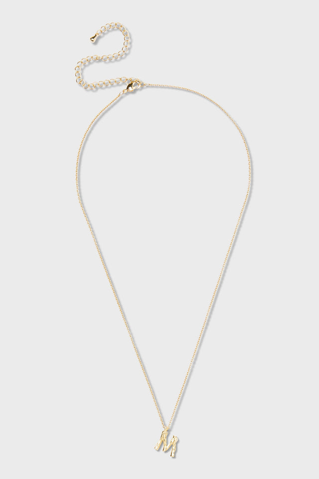 M - Initial Necklace