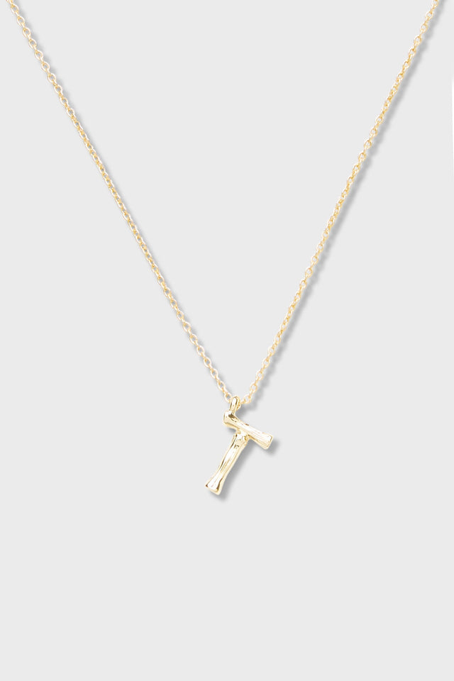 T - Initial Necklace