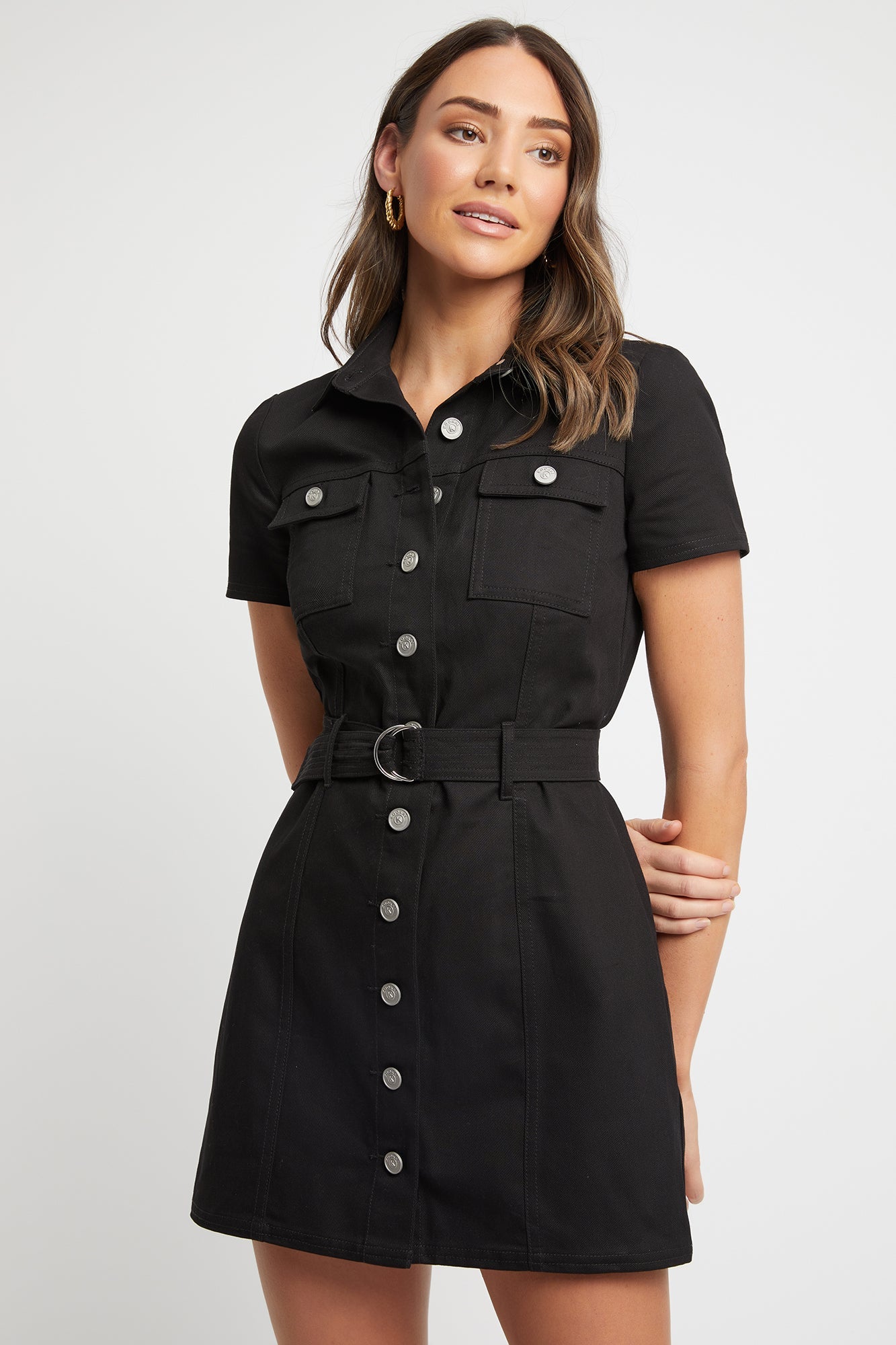 Dublin Belted D Ring Dress USA KOOKAI