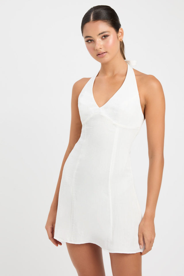 Hayman Halter Mini Dress