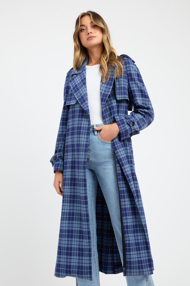 Verona Check Trench