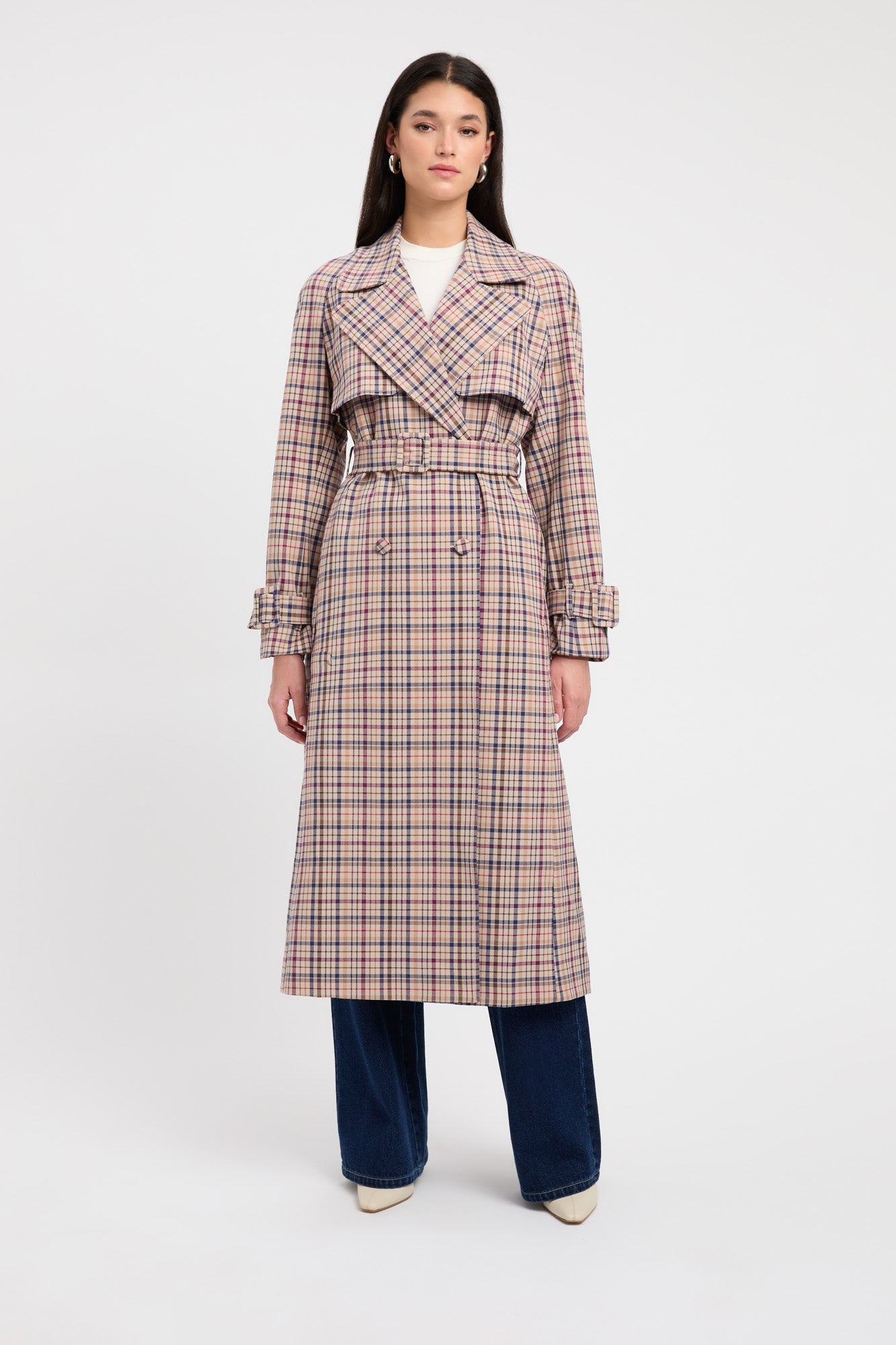 Buy Winnie Check Trench Multi Online | United States