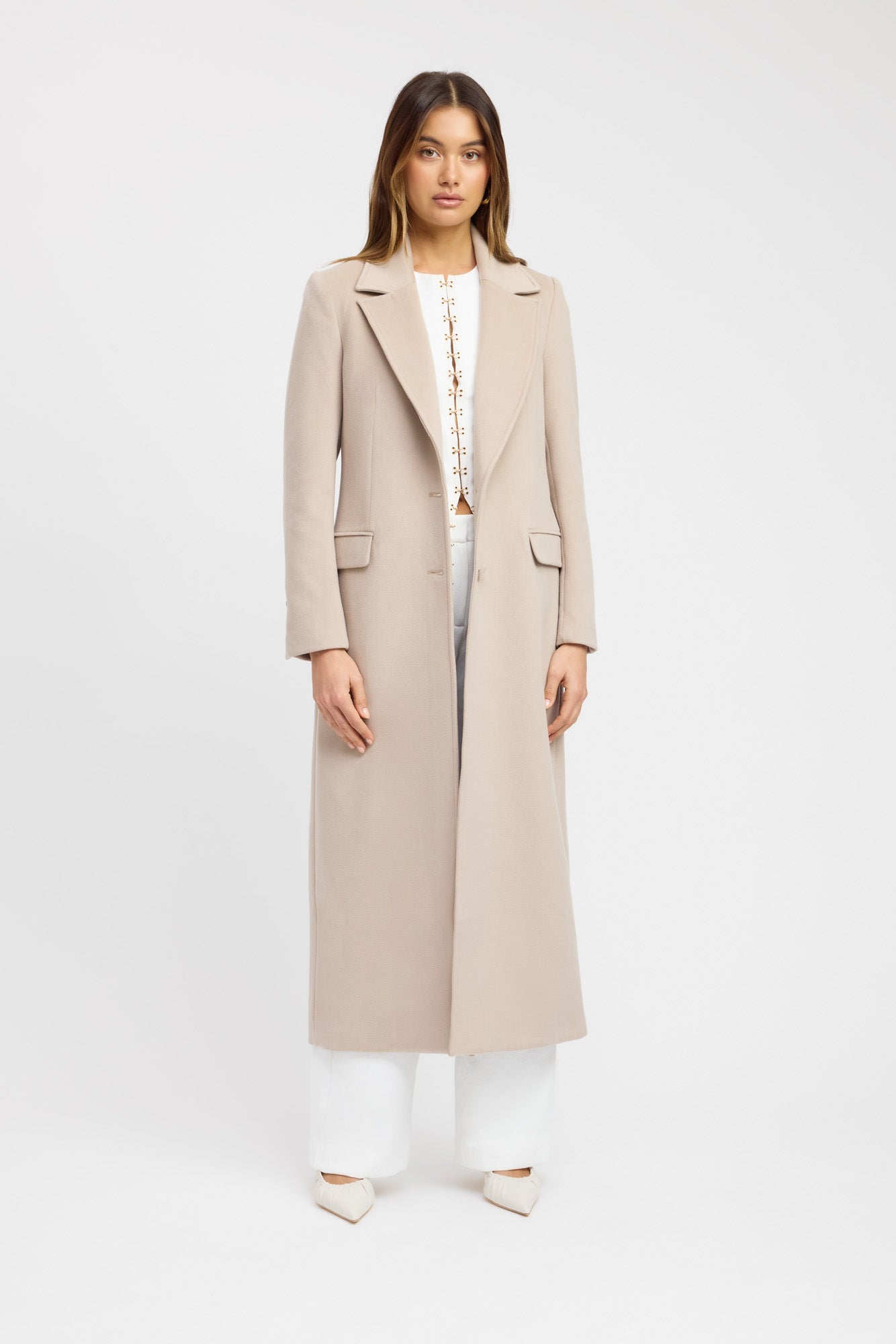 Kookai wool outlet coat