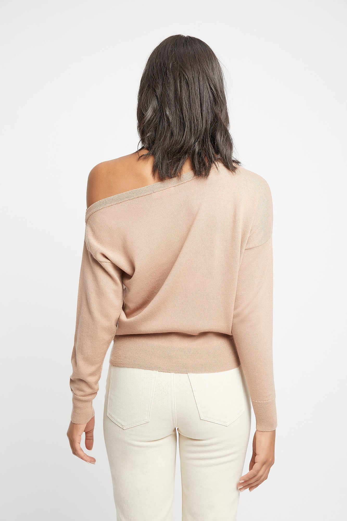 Merino One Shoulder Jumper