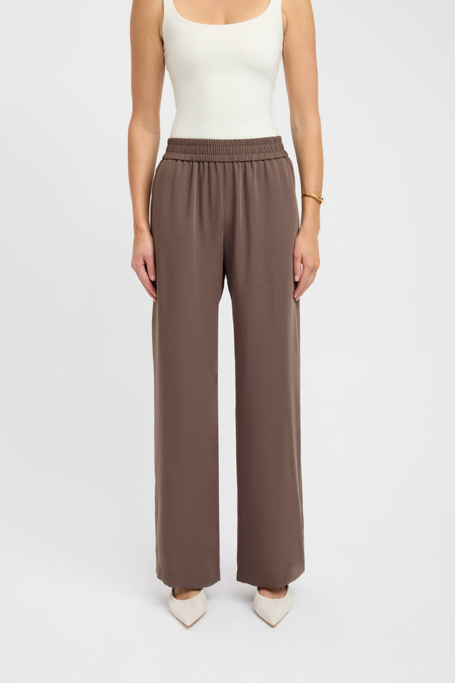 product Maria Wide Leg Pant Kookai Wide-leg High-rise brown womens-regular-pants 