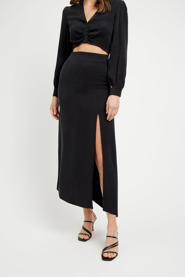 Clarisa Split Midi Skirt