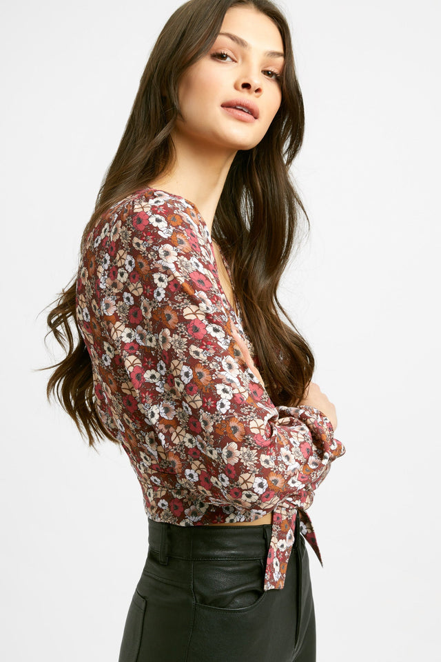 Saloni Wrap Top