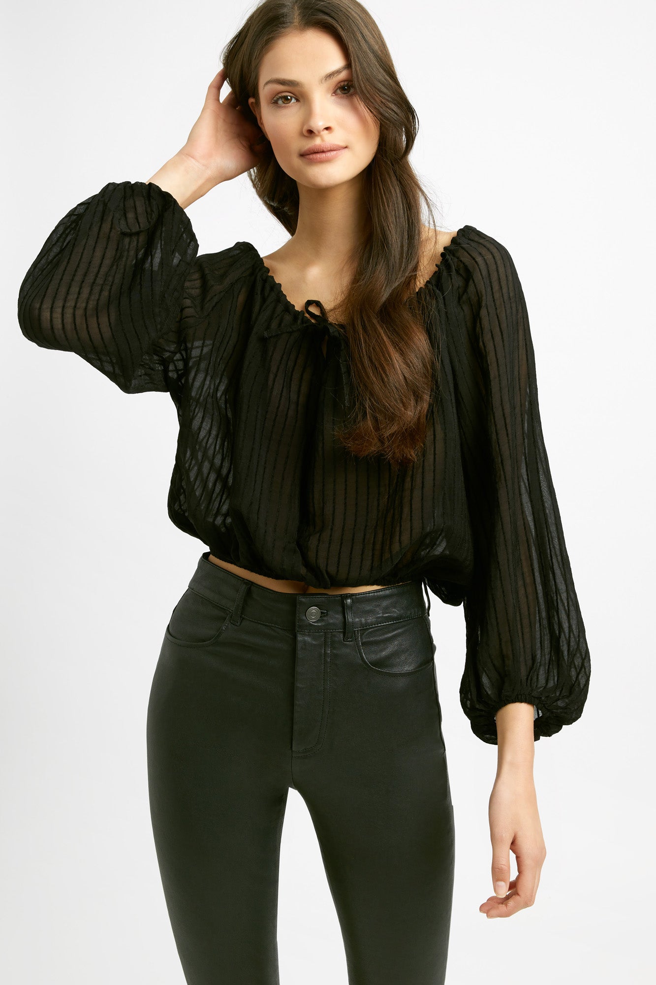 Ella Drawstring Blouse – USA KOOKAÏ