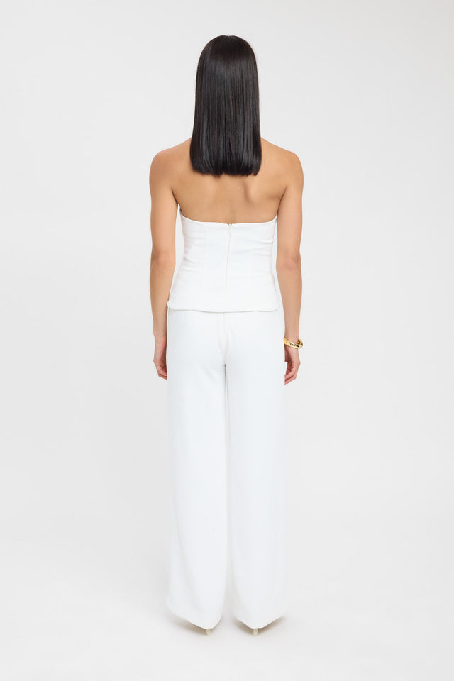 Oyster Trim Halter Top