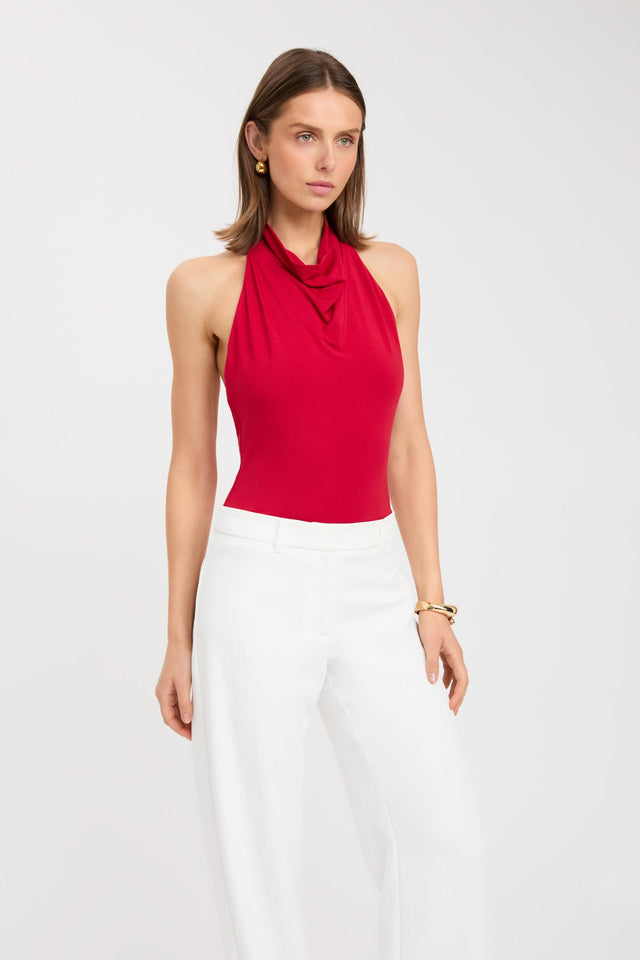 product Roberta Top Kookai Fitted Cowlneck Sleeveless Womens-Blouse 